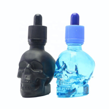 New design empty e liquid bottle wholesale skull glass bottle SGB-013A